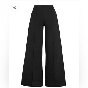 Ripley Rader BLACK PONTE KNIT WIDE LEG PANT